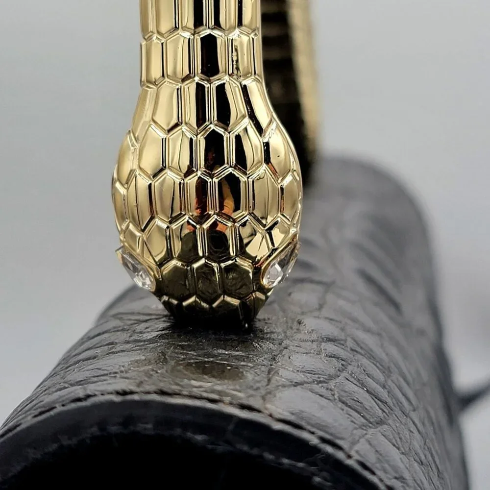 House of Harlow 1960 Leather Crossbody Bag with Snake Handle - Picture 5 of 16